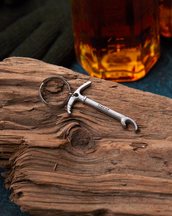 TINCUP Pickaxe Bottle Opener Keychain