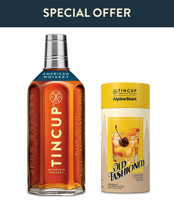 TINCUP® Original and Alpine Start Old Fashioned Instant Cocktail Mixer Bundle