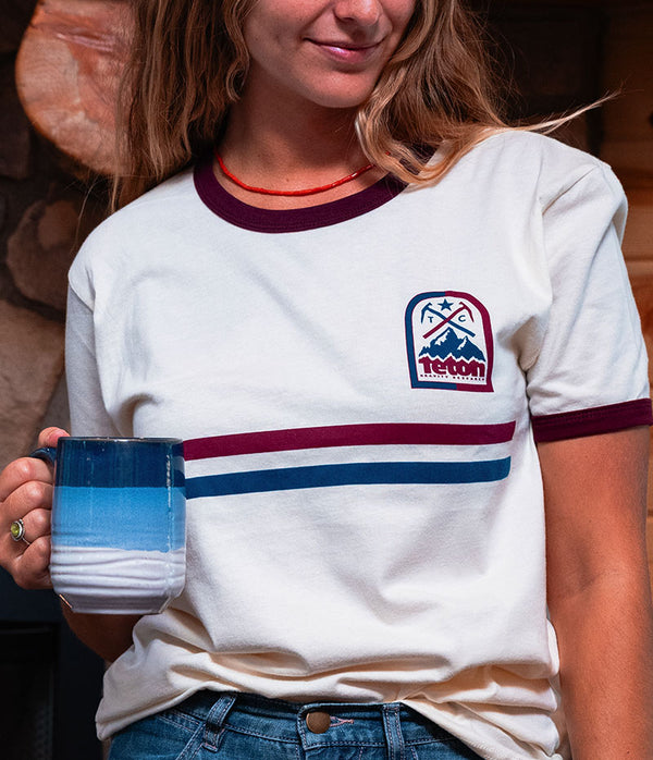 TINCUP x TGR Striped Ringer Tee