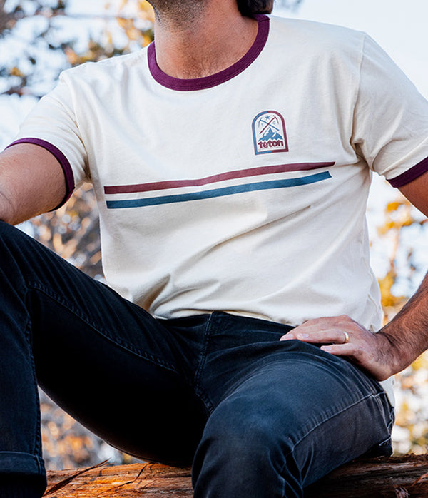 TINCUP x TGR Striped Ringer Tee