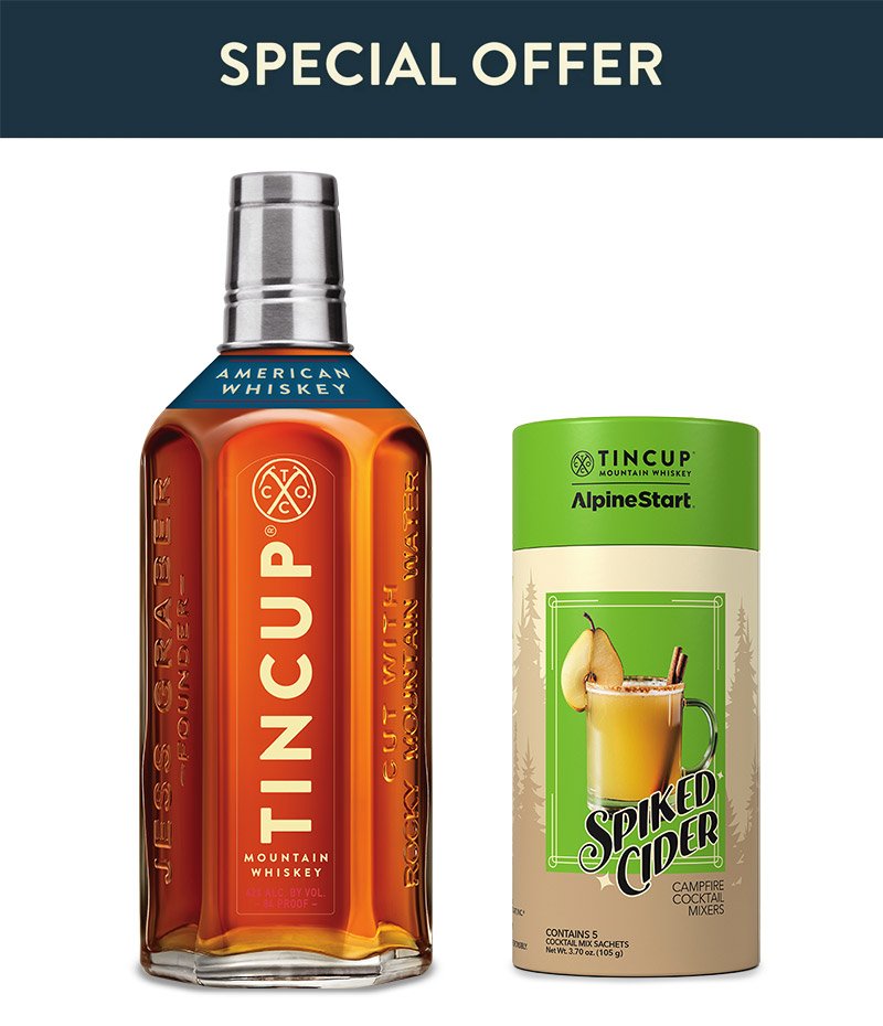 TINCUP® Original and Alpine Start Spiked Cider Instant Cocktail Mixer Bundle