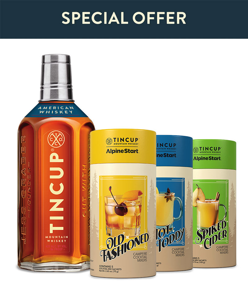 TINCUP® Original and 3 Instant Cocktail Mixers