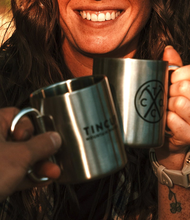 2x TINCUP® Carabiner Mugs Cheersing.