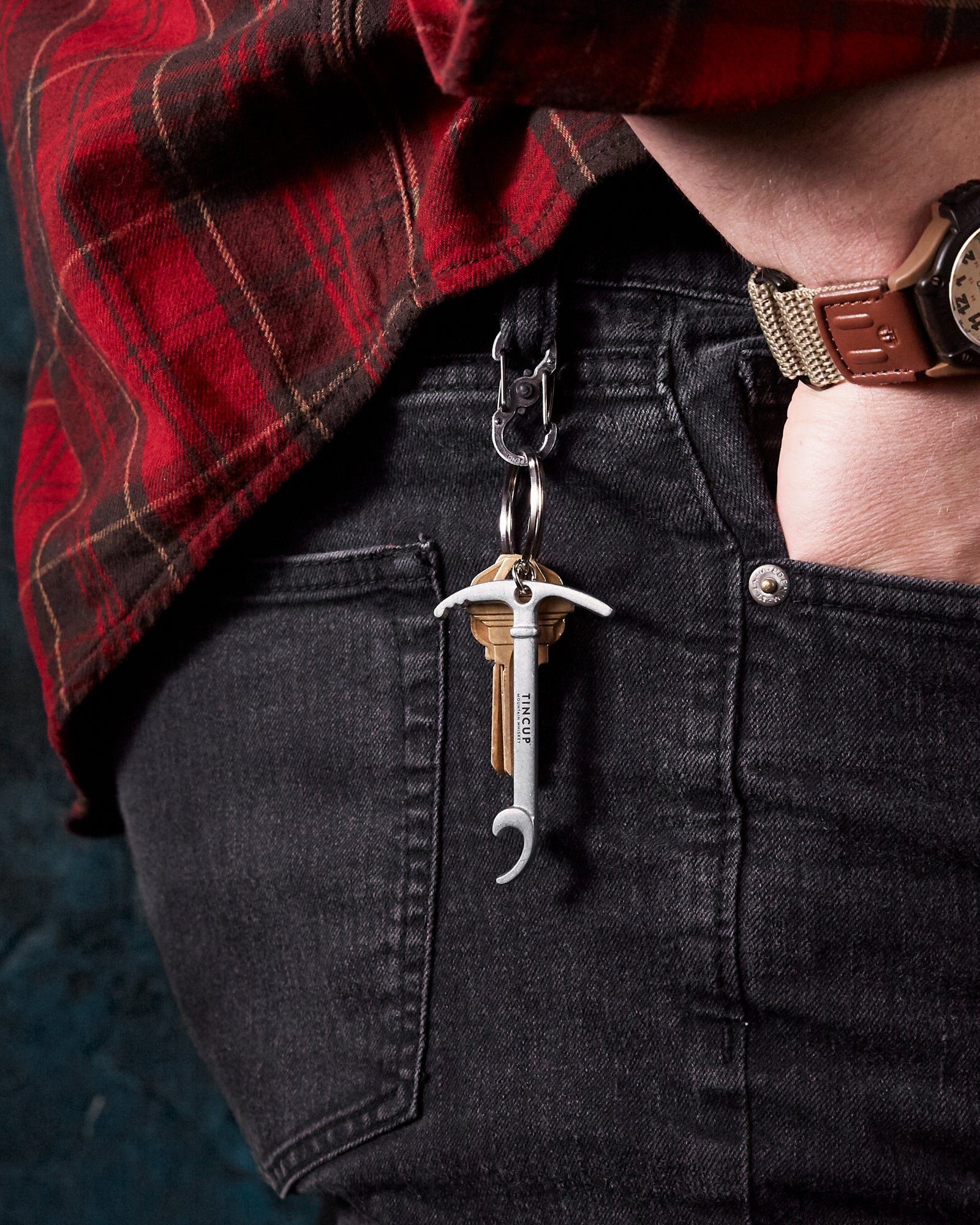 Pickaxe Bottle Opener Keychain – TINCUP® Store